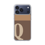 スリムプロテクションケース［ オリジナル - initial two tone - Q brown ］