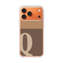 スリムプロテクションケース［ オリジナル - initial two tone - Q brown ］