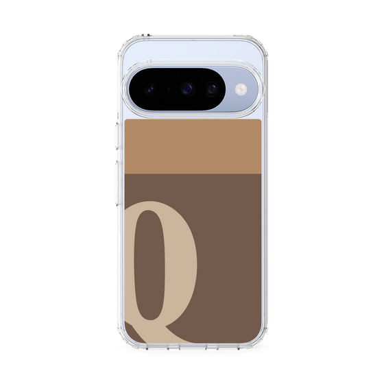 スリムプロテクションケース［ オリジナル - initial two tone - Q brown ］