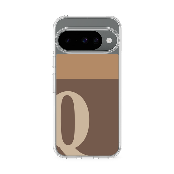 スリムプロテクションケース［ オリジナル - initial two tone - Q brown ］