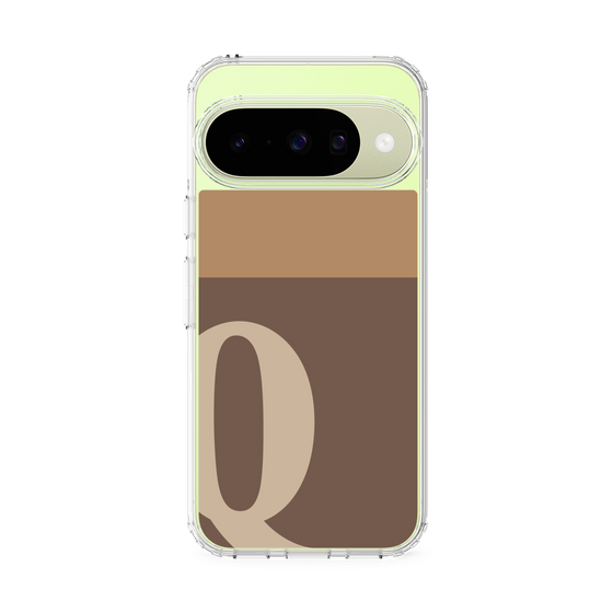 スリムプロテクションケース［ オリジナル - initial two tone - Q brown ］