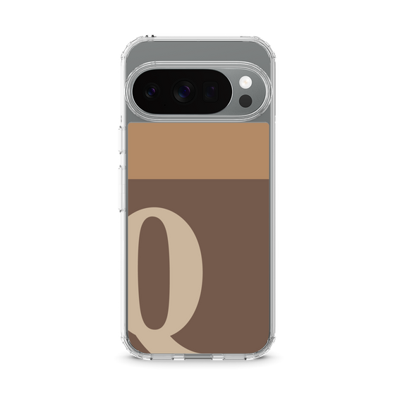 スリムプロテクションケース［ オリジナル - initial two tone - Q brown ］