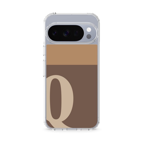スリムプロテクションケース［ オリジナル - initial two tone - Q brown ］
