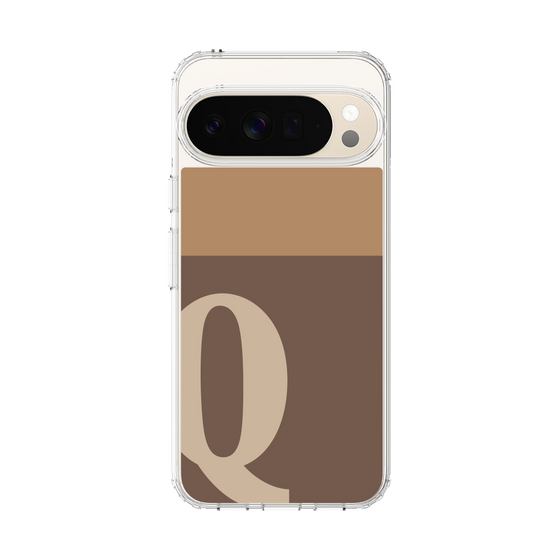 スリムプロテクションケース［ オリジナル - initial two tone - Q brown ］