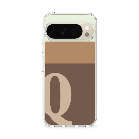 スリムプロテクションケース［ オリジナル - initial two tone - Q brown ］