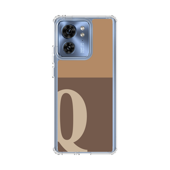 スリムプロテクションケース［ オリジナル - initial two tone - Q brown ］