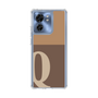 スリムプロテクションケース［ オリジナル - initial two tone - Q brown ］