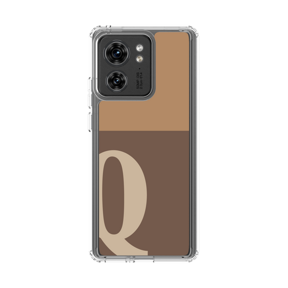 スリムプロテクションケース［ オリジナル - initial two tone - Q brown ］