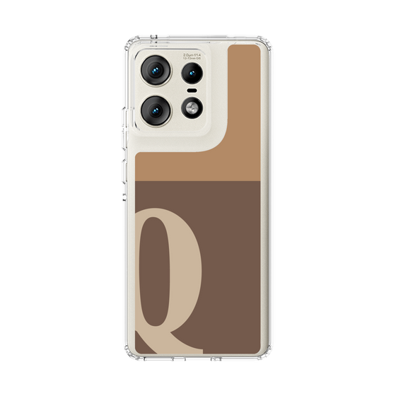 スリムプロテクションケース［ オリジナル - initial two tone - Q brown ］