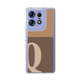 スリムプロテクションケース［ オリジナル - initial two tone - Q brown ］