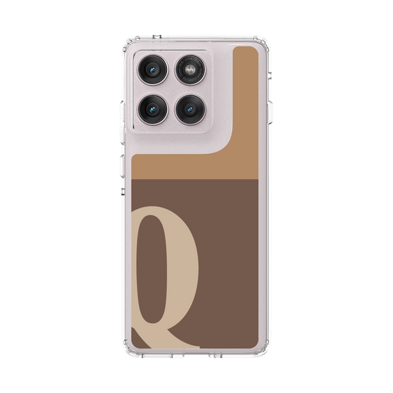 スリムプロテクションケース［ オリジナル - initial two tone - Q brown ］