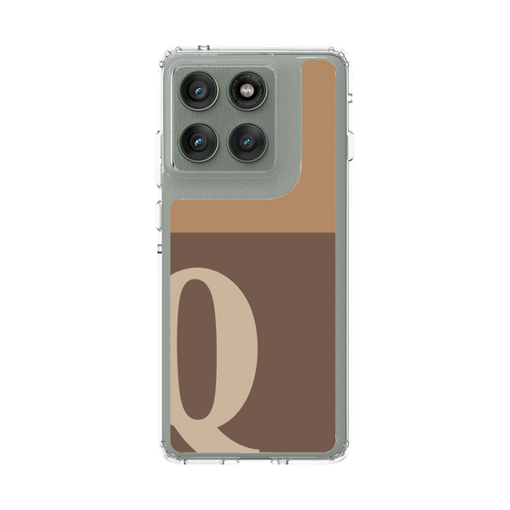 スリムプロテクションケース［ オリジナル - initial two tone - Q brown ］