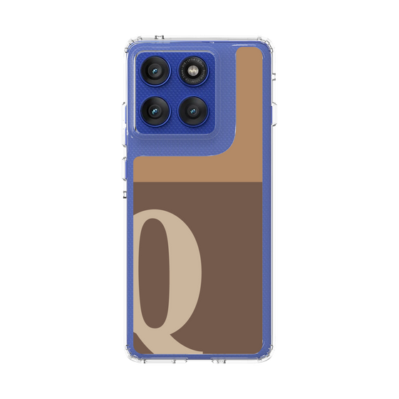 スリムプロテクションケース［ オリジナル - initial two tone - Q brown ］