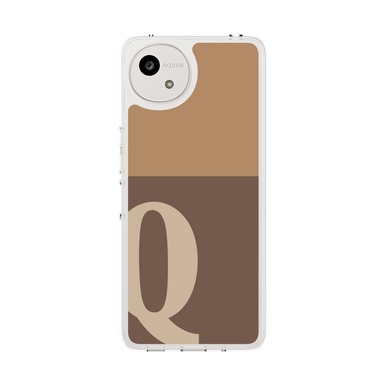 スリムプロテクションケース［ オリジナル - initial two tone - Q brown ］