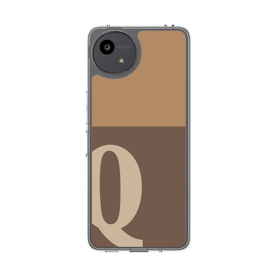 スリムプロテクションケース［ オリジナル - initial two tone - Q brown ］
