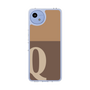 スリムプロテクションケース［ オリジナル - initial two tone - Q brown ］