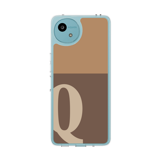 スリムプロテクションケース［ オリジナル - initial two tone - Q brown ］
