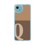 スリムプロテクションケース［ オリジナル - initial two tone - Q brown ］