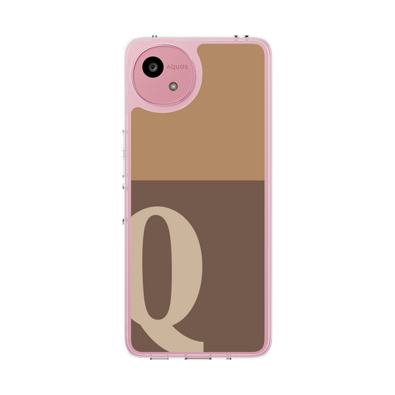 スリムプロテクションケース［ オリジナル - initial two tone - Q brown ］