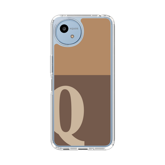 スリムプロテクションケース［ オリジナル - initial two tone - Q brown ］