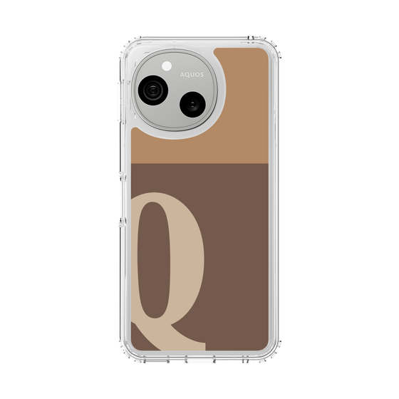 スリムプロテクションケース［ オリジナル - initial two tone - Q brown ］
