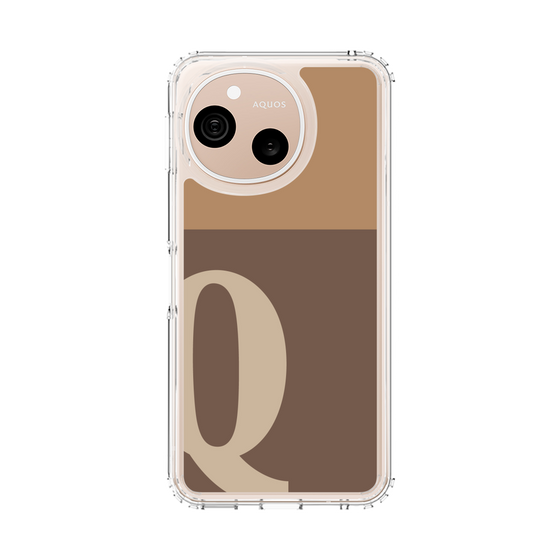スリムプロテクションケース［ オリジナル - initial two tone - Q brown ］
