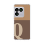 スリムプロテクションケース［ オリジナル - initial two tone - Q brown ］