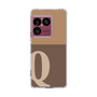 スリムプロテクションケース［ オリジナル - initial two tone - Q brown ］
