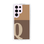 スリムプロテクションケース［ オリジナル - initial two tone - Q brown ］