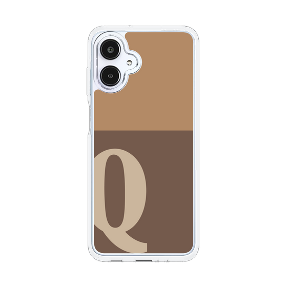 スリムプロテクションケース［ オリジナル - initial two tone - Q brown ］