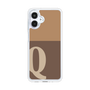 スリムプロテクションケース［ オリジナル - initial two tone - Q brown ］