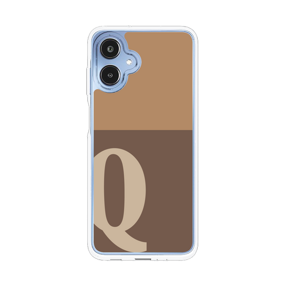 スリムプロテクションケース［ オリジナル - initial two tone - Q brown ］