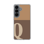 スリムプロテクションケース［ オリジナル - initial two tone - Q brown ］