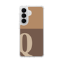 スリムプロテクションケース［ オリジナル - initial two tone - Q brown ］