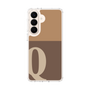 スリムプロテクションケース［ オリジナル - initial two tone - Q brown ］