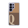 スリムプロテクションケース［ オリジナル - initial two tone - Q brown ］