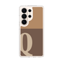 スリムプロテクションケース［ オリジナル - initial two tone - Q brown ］