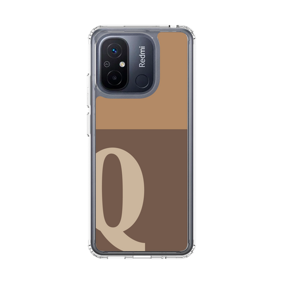 スリムプロテクションケース［ オリジナル - initial two tone - Q brown ］