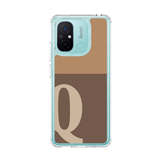 スリムプロテクションケース［ オリジナル - initial two tone - Q brown ］