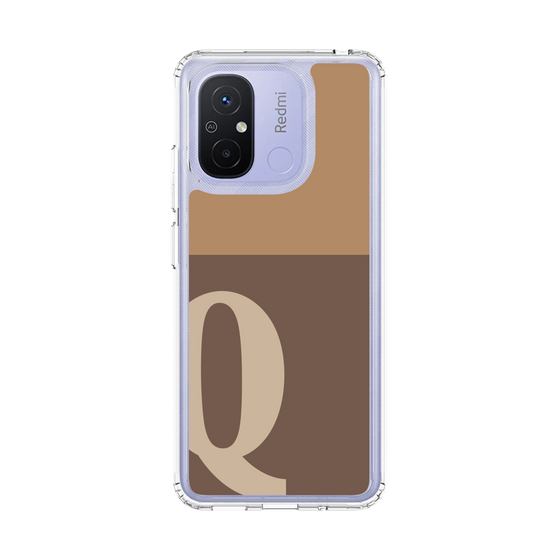 スリムプロテクションケース［ オリジナル - initial two tone - Q brown ］