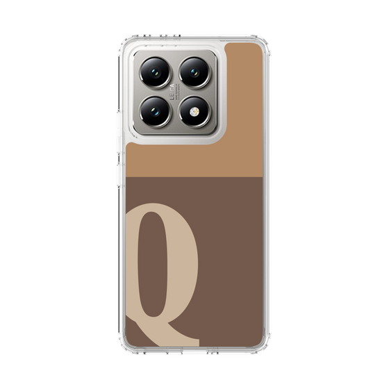 スリムプロテクションケース［ オリジナル - initial two tone - Q brown ］
