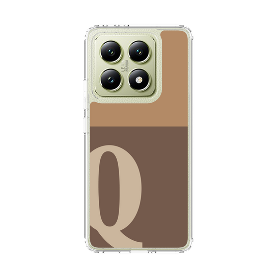 スリムプロテクションケース［ オリジナル - initial two tone - Q brown ］