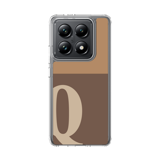 スリムプロテクションケース［ オリジナル - initial two tone - Q brown ］