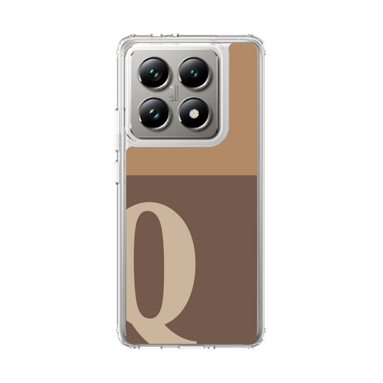 スリムプロテクションケース［ オリジナル - initial two tone - Q brown ］