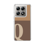 スリムプロテクションケース［ オリジナル - initial two tone - Q brown ］