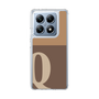 スリムプロテクションケース［ オリジナル - initial two tone - Q brown ］