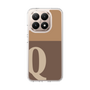 スリムプロテクションケース［ オリジナル - initial two tone - Q brown ］
