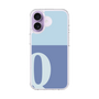 スリムプロテクションケース［ オリジナル - initial two tone - Q blue ］