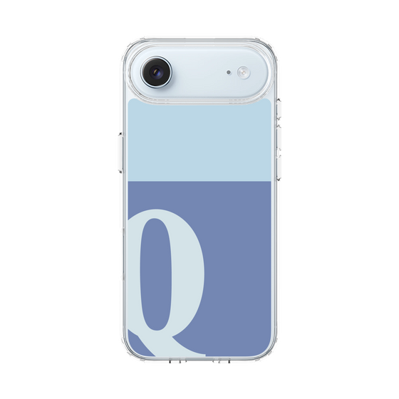 スリムプロテクションケース［ オリジナル - initial two tone - Q blue ］