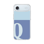 スリムプロテクションケース［ オリジナル - initial two tone - Q blue ］